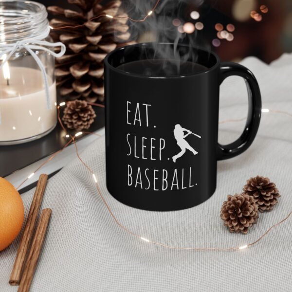 eat. sleep. baseball. mug