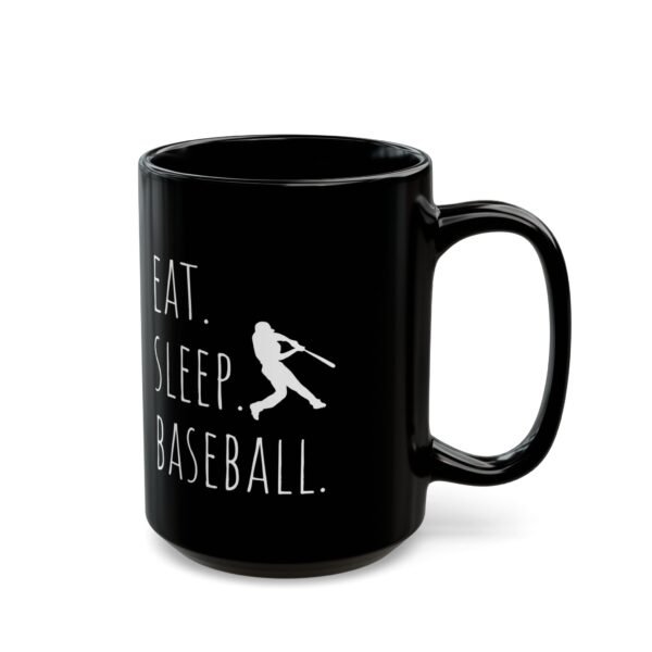 eat. sleep. baseball. mug