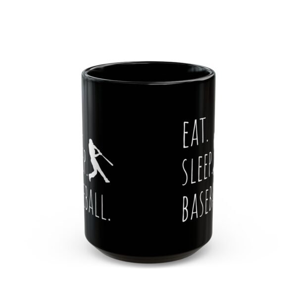 eat. sleep. baseball. mug